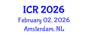 International Conference on Rheology (ICR) February 02, 2026 - Amsterdam, Netherlands International Conference on Rheology (ICR) February 02, 2026 - Amsterdam, Netherlands