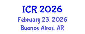International Conference on Rheology (ICR) February 23, 2026 - Buenos Aires, Argentina International Conference on Rheology (ICR) February 23, 2026 - Buenos Aires, Argentina