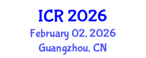 International Conference on Rheology (ICR) February 02, 2026 - Guangzhou, China International Conference on Rheology (ICR) February 02, 2026 - Guangzhou, China