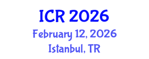 International Conference on Rheology (ICR) February 12, 2026 - Istanbul, Turkey International Conference on Rheology (ICR) February 12, 2026 - Istanbul, Turkey