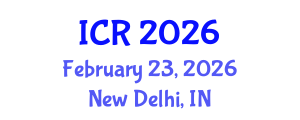 International Conference on Rheology (ICR) February 23, 2026 - New Delhi, India International Conference on Rheology (ICR) February 23, 2026 - New Delhi, India