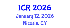 International Conference on Rheology (ICR) January 12, 2026 - Nicosia, Cyprus International Conference on Rheology (ICR) January 12, 2026 - Nicosia, Cyprus