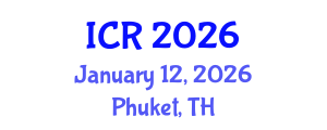 International Conference on Rheology (ICR) January 12, 2026 - Phuket, Thailand International Conference on Rheology (ICR) January 12, 2026 - Phuket, Thailand