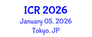 International Conference on Rheology (ICR) January 05, 2026 - Tokyo, Japan International Conference on Rheology (ICR) January 05, 2026 - Tokyo, Japan