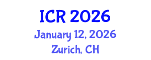International Conference on Rheology (ICR) January 12, 2026 - Zurich, Switzerland International Conference on Rheology (ICR) January 12, 2026 - Zurich, Switzerland