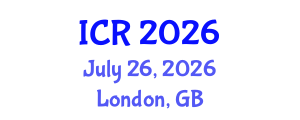 International Conference on Rheology (ICR) July 26, 2026 - London, United Kingdom