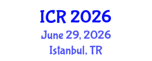 International Conference on Rheology (ICR) June 29, 2026 - Istanbul, Turkey International Conference on Rheology (ICR) June 29, 2026 - Istanbul, Turkey