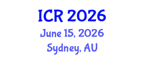 International Conference on Rheology (ICR) June 15, 2026 - Sydney, Australia