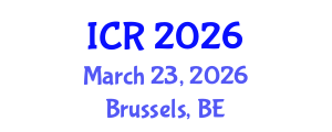 International Conference on Rheology (ICR) March 23, 2026 - Brussels, Belgium International Conference on Rheology (ICR) March 23, 2026 - Brussels, Belgium