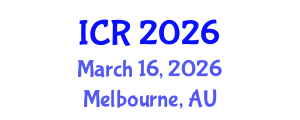 International Conference on Rheology (ICR) March 16, 2026 - Melbourne, Australia International Conference on Rheology (ICR) March 16, 2026 - Melbourne, Australia