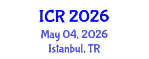 International Conference on Rheology (ICR) May 04, 2026 - Istanbul, Turkey International Conference on Rheology (ICR) May 04, 2026 - Istanbul, Turkey