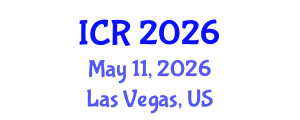 International Conference on Rheology (ICR) May 11, 2026 - Las Vegas, United States International Conference on Rheology (ICR) May 11, 2026 - Las Vegas, United States