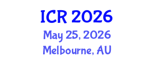 International Conference on Rheology (ICR) May 25, 2026 - Melbourne, Australia International Conference on Rheology (ICR) May 25, 2026 - Melbourne, Australia