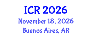 International Conference on Rheology (ICR) November 18, 2026 - Buenos Aires, Argentina