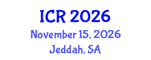 International Conference on Rheology (ICR) November 15, 2026 - Jeddah, Saudi Arabia International Conference on Rheology (ICR) November 15, 2026 - Jeddah, Saudi Arabia