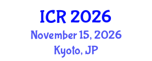 International Conference on Rheology (ICR) November 15, 2026 - Kyoto, Japan International Conference on Rheology (ICR) November 15, 2026 - Kyoto, Japan