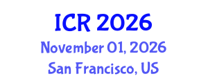 International Conference on Rheology (ICR) November 01, 2026 - San Francisco, United States International Conference on Rheology (ICR) November 01, 2026 - San Francisco, United States