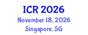 International Conference on Rheology (ICR) November 18, 2026 - Singapore, Singapore