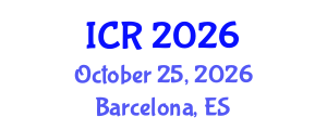 International Conference on Rheology (ICR) October 25, 2026 - Barcelona, Spain International Conference on Rheology (ICR) October 25, 2026 - Barcelona, Spain