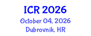 International Conference on Rheology (ICR) October 04, 2026 - Dubrovnik, Croatia International Conference on Rheology (ICR) October 04, 2026 - Dubrovnik, Croatia
