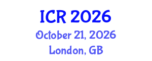 International Conference on Rheology (ICR) October 21, 2026 - London, United Kingdom International Conference on Rheology (ICR) October 21, 2026 - London, United Kingdom