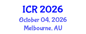 International Conference on Rheology (ICR) October 04, 2026 - Melbourne, Australia International Conference on Rheology (ICR) October 04, 2026 - Melbourne, Australia