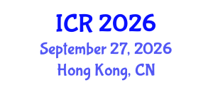 International Conference on Rheology (ICR) September 27, 2026 - Hong Kong, China International Conference on Rheology (ICR) September 27, 2026 - Hong Kong, China