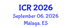 International Conference on Rheology (ICR) September 06, 2026 - Málaga, Spain International Conference on Rheology (ICR) September 06, 2026 - Málaga, Spain