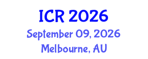 International Conference on Rheology (ICR) September 09, 2026 - Melbourne, Australia International Conference on Rheology (ICR) September 09, 2026 - Melbourne, Australia
