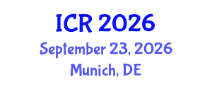 International Conference on Rheology (ICR) September 23, 2026 - Munich, Germany International Conference on Rheology (ICR) September 23, 2026 - Munich, Germany