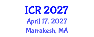 International Conference on Rheology (ICR) April 17, 2027 - Marrakesh, Morocco International Conference on Rheology (ICR) April 17, 2027 - Marrakesh, Morocco