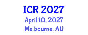 International Conference on Rheology (ICR) April 10, 2027 - Melbourne, Australia International Conference on Rheology (ICR) April 10, 2027 - Melbourne, Australia