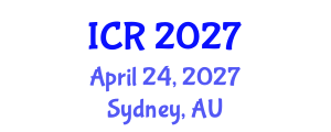 International Conference on Rheology (ICR) April 24, 2027 - Sydney, Australia International Conference on Rheology (ICR) April 24, 2027 - Sydney, Australia