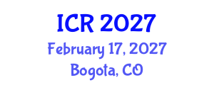 International Conference on Rheology (ICR) February 17, 2027 - Bogota, Colombia International Conference on Rheology (ICR) February 17, 2027 - Bogota, Colombia