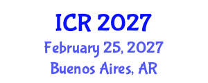 International Conference on Rheology (ICR) February 25, 2027 - Buenos Aires, Argentina International Conference on Rheology (ICR) February 25, 2027 - Buenos Aires, Argentina