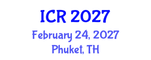International Conference on Rheology (ICR) February 24, 2027 - Phuket, Thailand International Conference on Rheology (ICR) February 24, 2027 - Phuket, Thailand