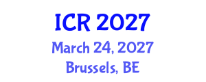 International Conference on Rheology (ICR) March 24, 2027 - Brussels, Belgium International Conference on Rheology (ICR) March 24, 2027 - Brussels, Belgium