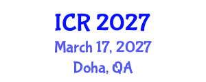 International Conference on Rheology (ICR) March 17, 2027 - Doha, Qatar International Conference on Rheology (ICR) March 17, 2027 - Doha, Qatar