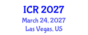 International Conference on Rheology (ICR) March 24, 2027 - Las Vegas, United States International Conference on Rheology (ICR) March 24, 2027 - Las Vegas, United States