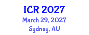 International Conference on Rheology (ICR) March 29, 2027 - Sydney, Australia International Conference on Rheology (ICR) March 29, 2027 - Sydney, Australia