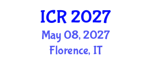 International Conference on Rheology (ICR) May 08, 2027 - Florence, Italy International Conference on Rheology (ICR) May 08, 2027 - Florence, Italy