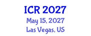 International Conference on Rheology (ICR) May 15, 2027 - Las Vegas, United States International Conference on Rheology (ICR) May 15, 2027 - Las Vegas, United States