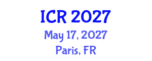 International Conference on Rheology (ICR) May 17, 2027 - Paris, France International Conference on Rheology (ICR) May 17, 2027 - Paris, France