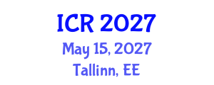 International Conference on Rheology (ICR) May 15, 2027 - Tallinn, Estonia International Conference on Rheology (ICR) May 15, 2027 - Tallinn, Estonia