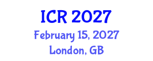 International Conference on Rheumatology (ICR) February 15, 2027 - London, United Kingdom International Conference on Rheumatology (ICR) February 15, 2027 - London, United Kingdom