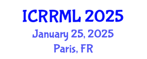 International Conference on Rights of Refugees and Migration Law (ICRRML) January 25, 2025 - Paris, France
