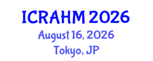 International Conference on Risk Analysis and Hazard Mitigation (ICRAHM) August 16, 2026 - Tokyo, Japan