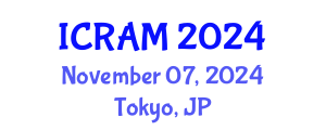 International Conference on Risk Assessment and Management (ICRAM) November 07, 2024 - Tokyo, Japan