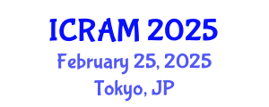 International Conference on Risk Assessment and Management (ICRAM) February 25, 2025 - Tokyo, Japan