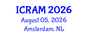 International Conference on Risk Assessment and Management (ICRAM) August 05, 2026 - Amsterdam, Netherlands